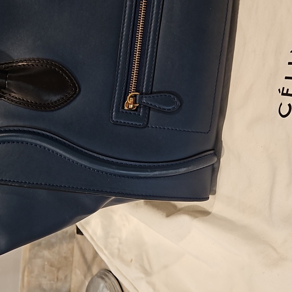 Blue and black Céline medium tote - Picture 4 of 12